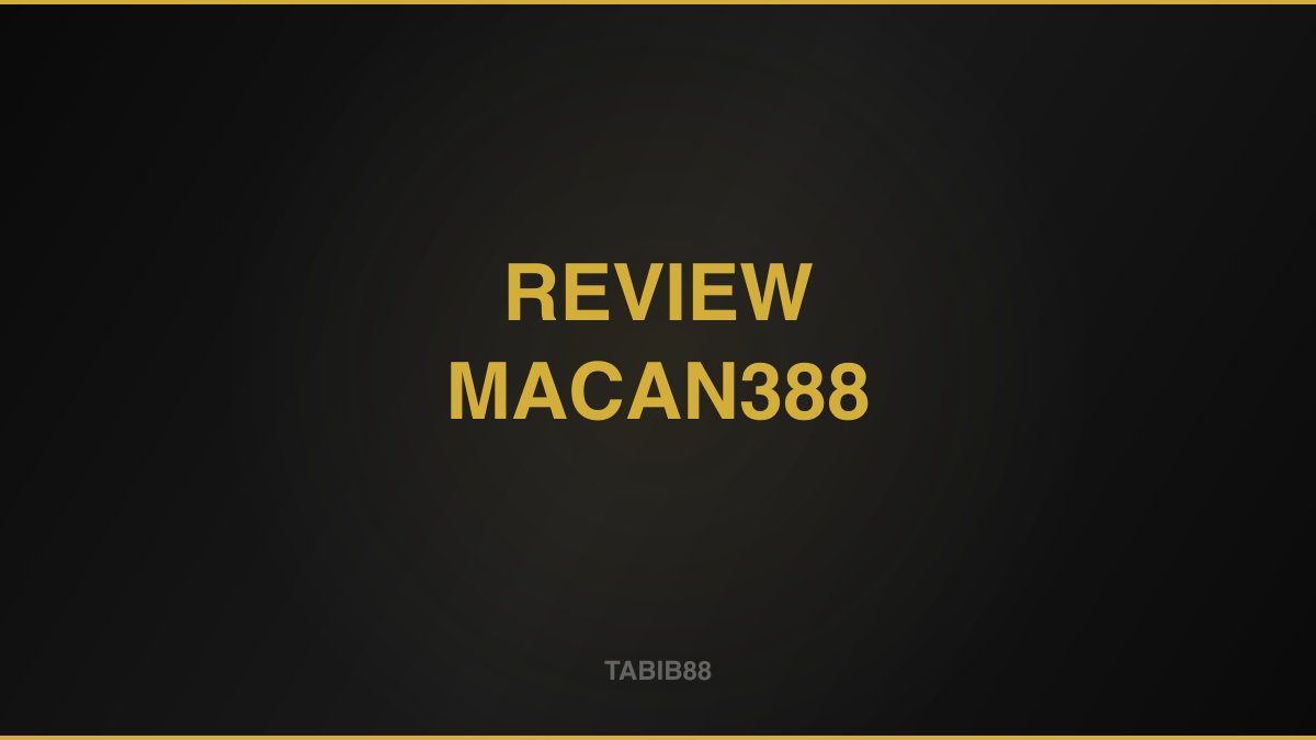 Review Macan388: Platform Slot Online Terpercaya di Indonesia 2026